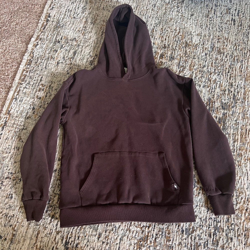 Azur Fit Brown Hoodie- Small